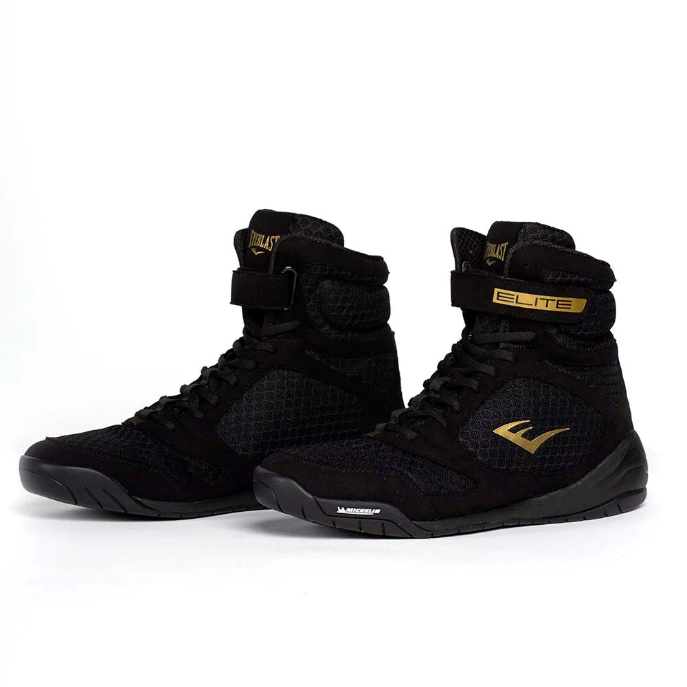 Everlast Elite2 Pro Hi-Top Boxing Boots BLACK