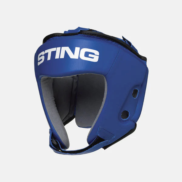 HEADGUARD Boxing - Sting Full Leather Competition - RED | BLUE