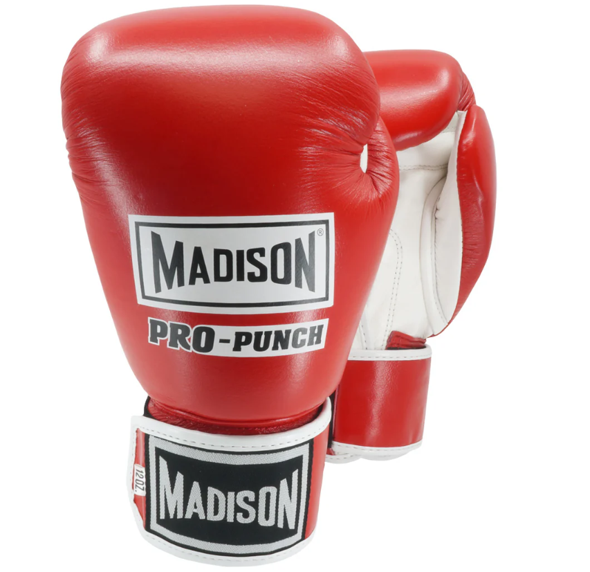 Madison Pro Punch Gloves RED 16oz