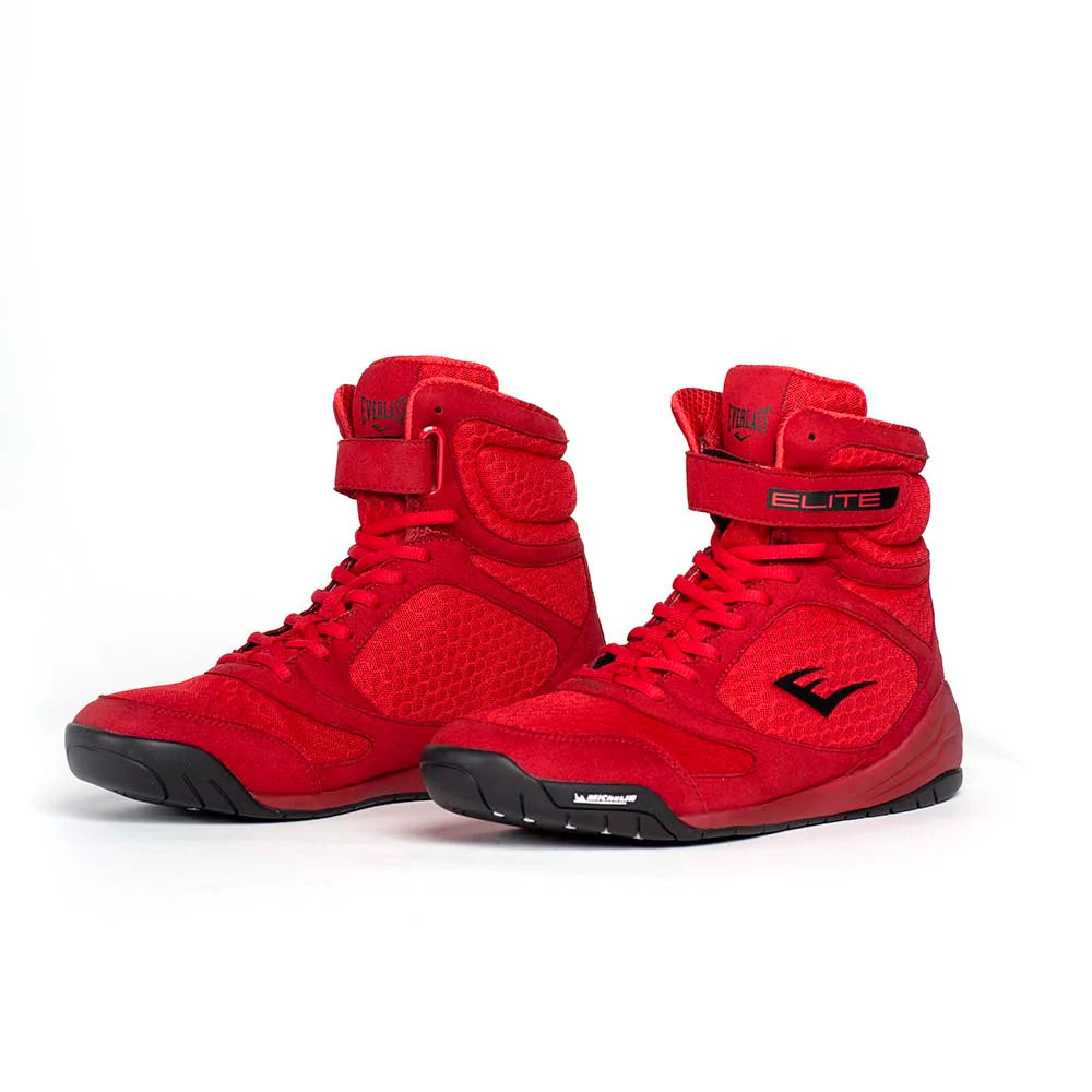 Everlast Elite2 Pro Hi-Top Boxing Boots RED