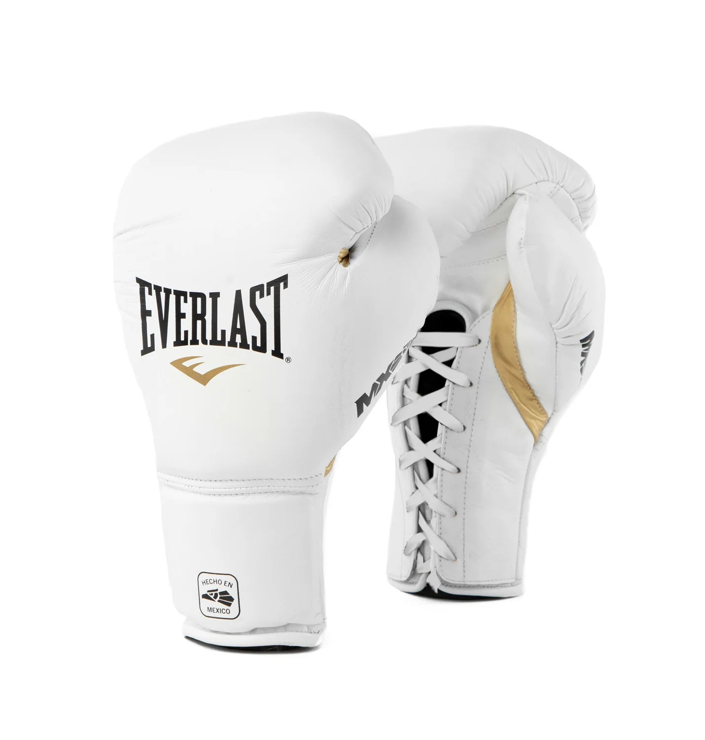Everlast Mx2 Training Gloves 16oz Laces - WHITE/GOLD