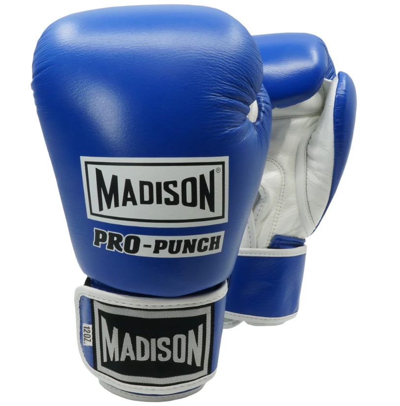 Madison Pro Punch Gloves BLUE 16oz
