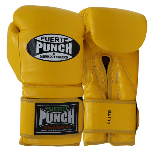 Punch Mexican Elite 16oz Gloves - YELLOW