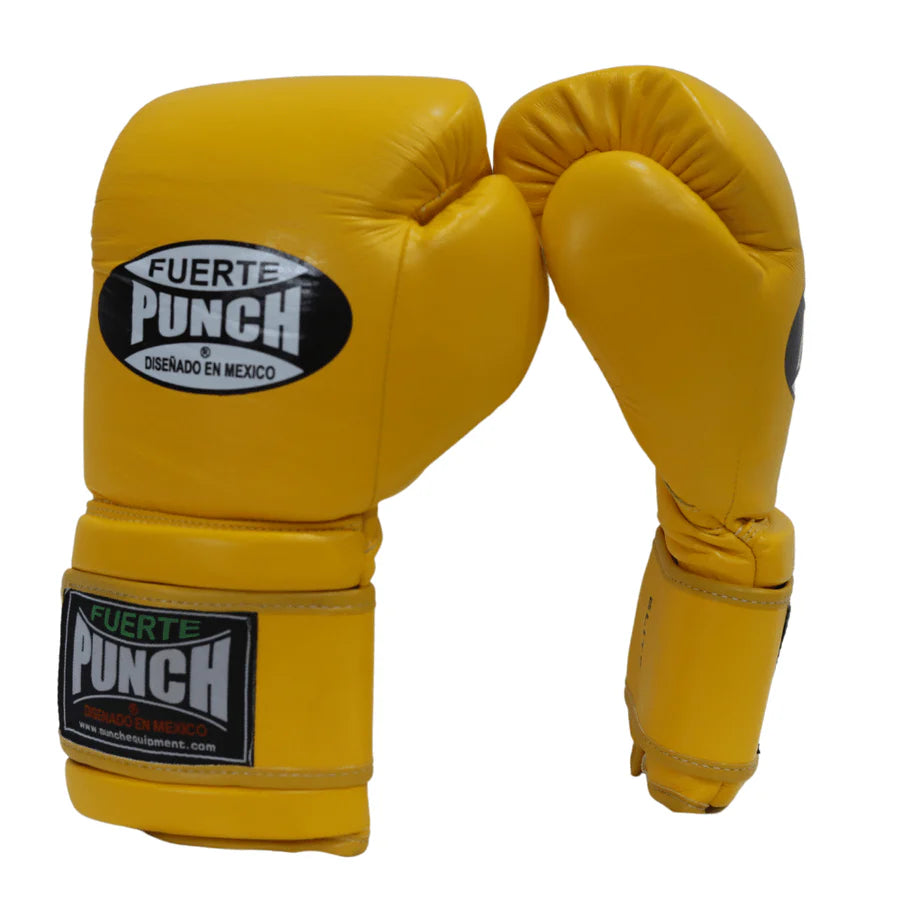 Punch Mexican Elite 16oz Gloves - YELLOW