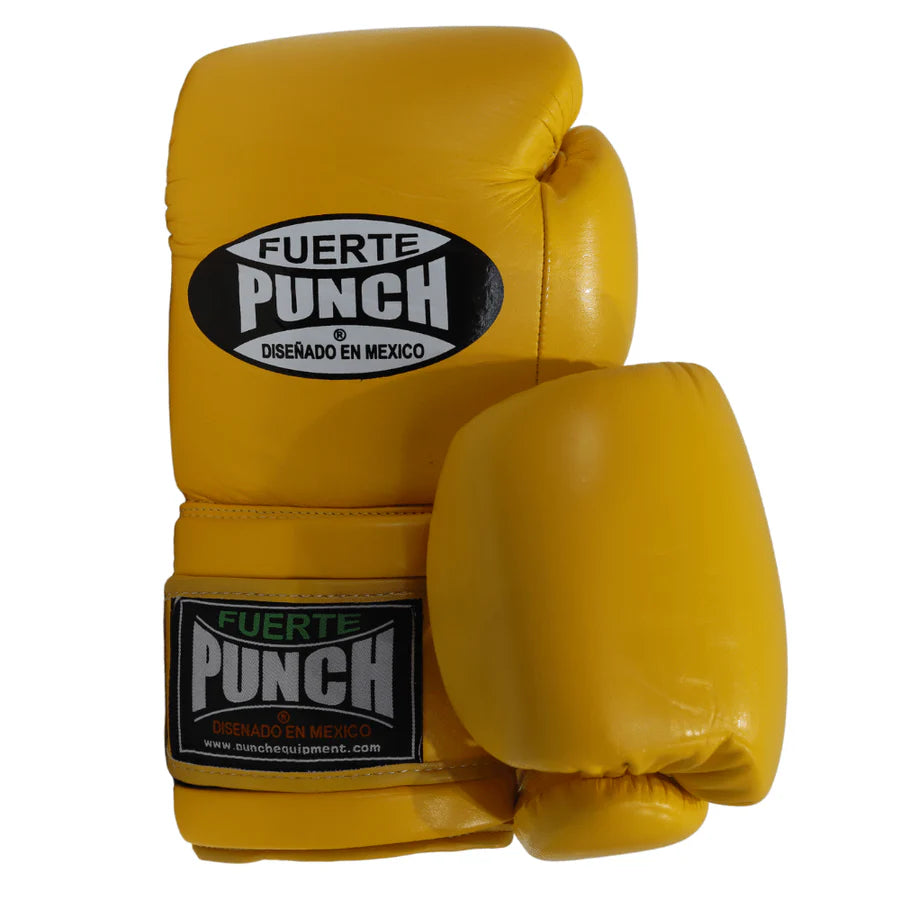 Punch Mexican Elite 16oz Gloves - YELLOW
